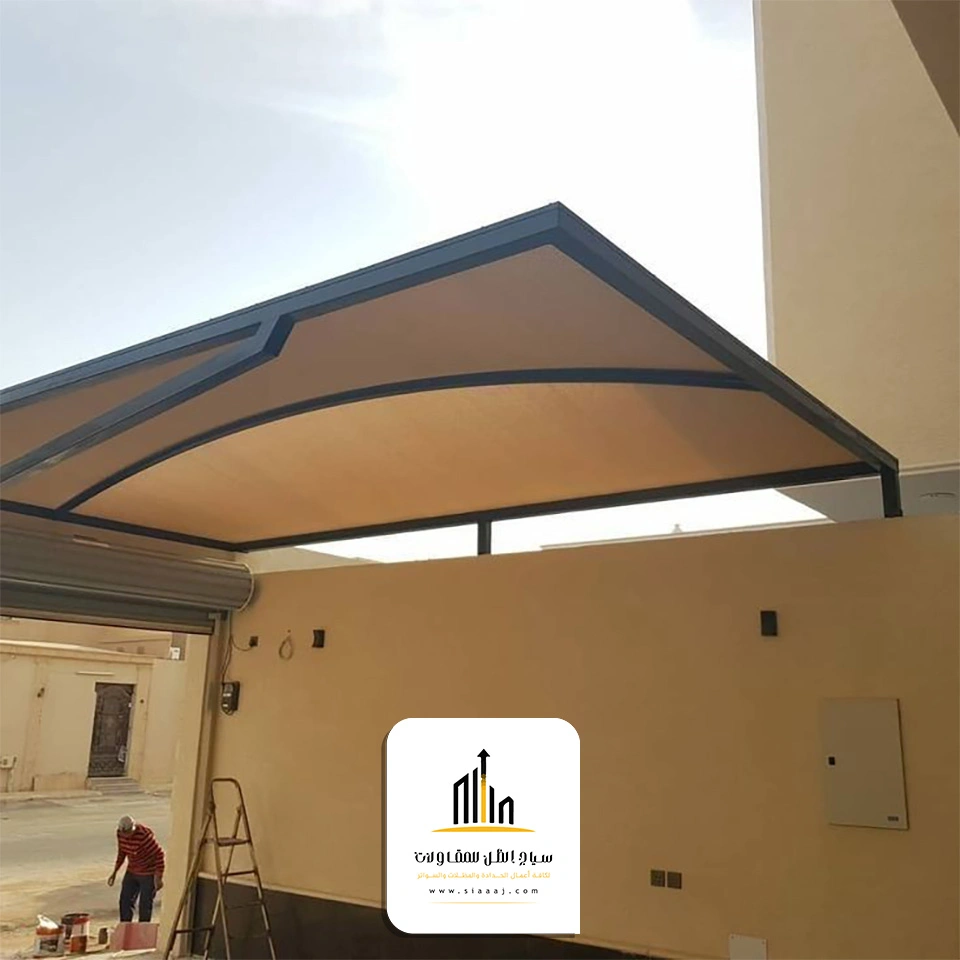 مظلات سيارات حديد الرياض