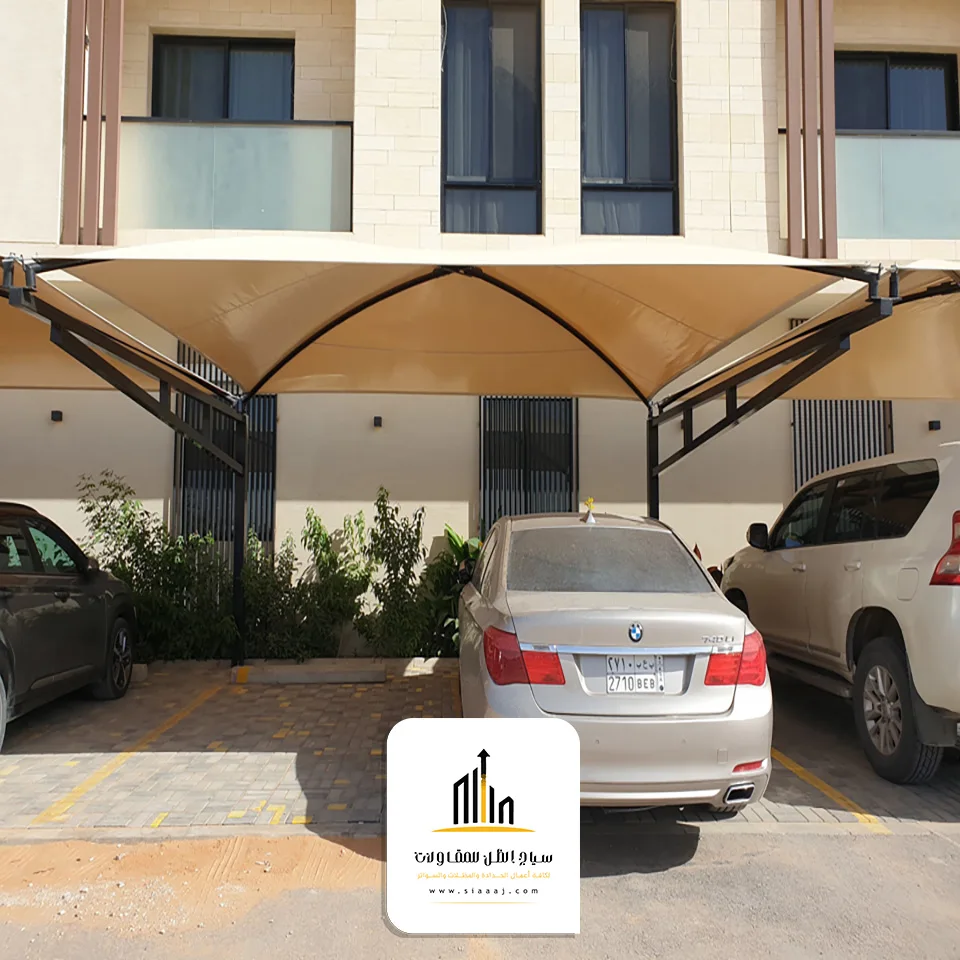 اشكال مظلات سيارات بالرياض