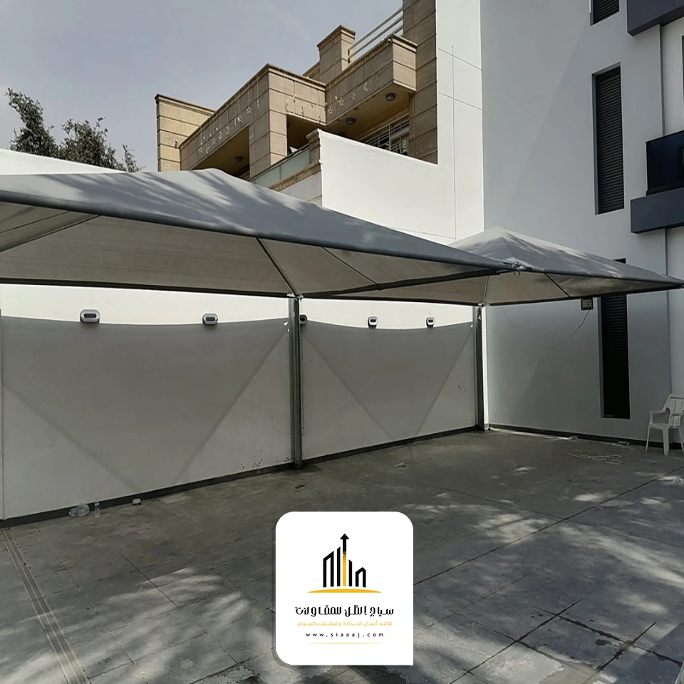 مظلات سيارات حديد الرياض