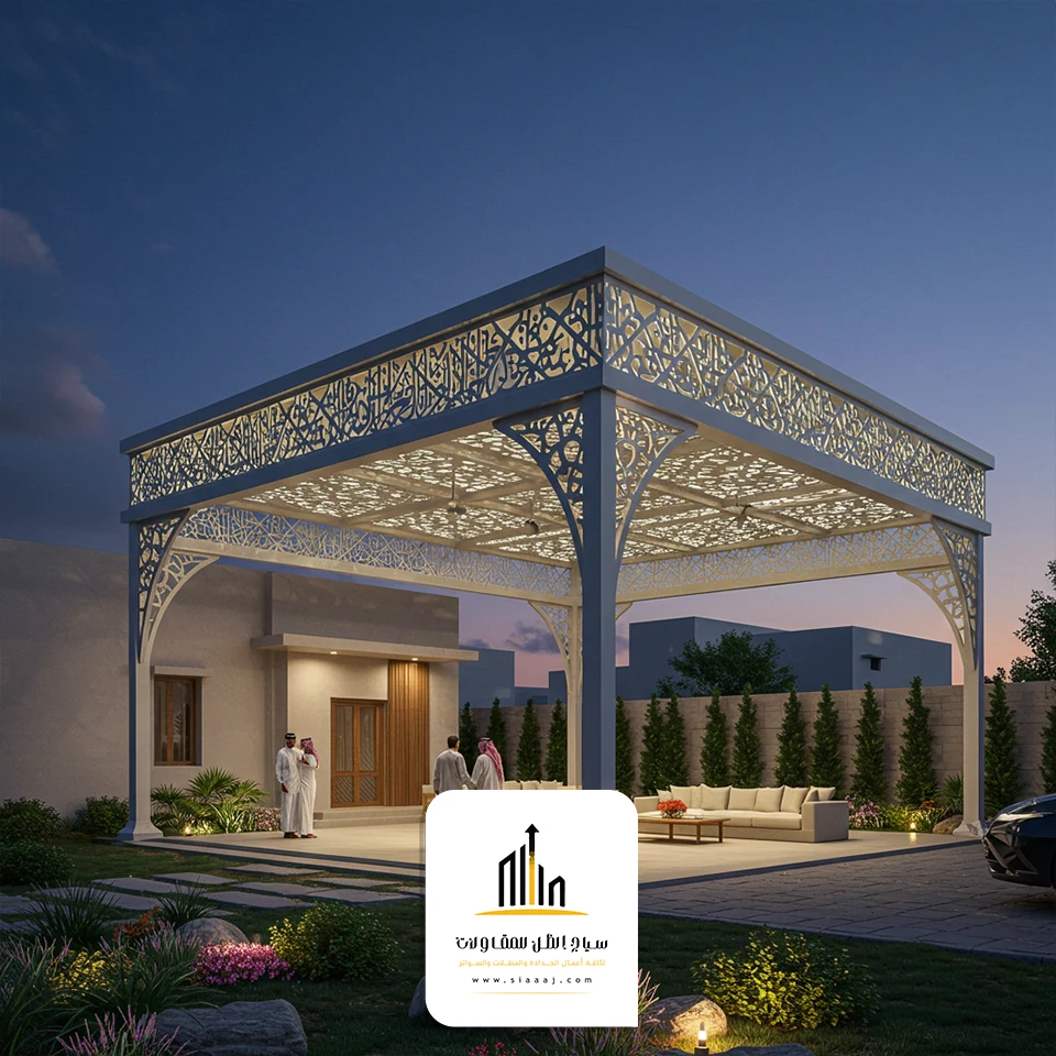 مظلات ثلاثية الأبعاد الرياض