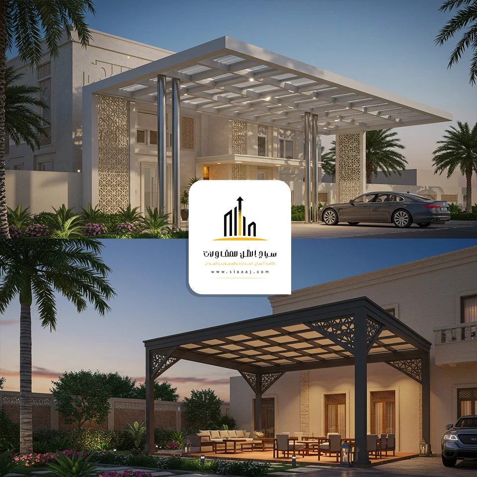 تصميم مظلات ثري دي عصرية
